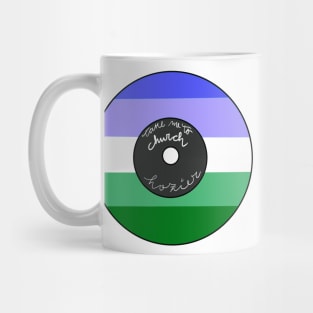 LGBT Gay vynil - GREEN Mug